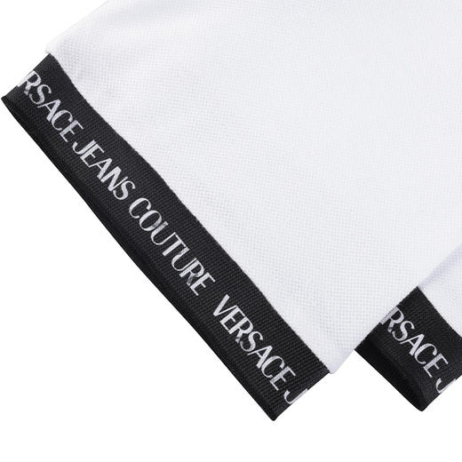 【超惠秒】Versace 范思哲 男士全棉舒适领圈印花logo简约休闲短袖 Polo T恤11931 商品图4