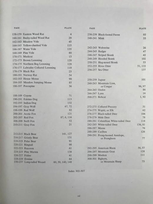 奥杜邦北美四足动物画集 150幅彩色插图 精装大16开 商品图5