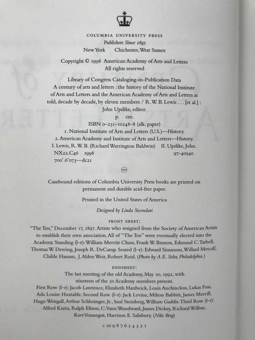 厄普代克《艺术与文学的一个世纪》 数十幅插图 精装16开 商品图3