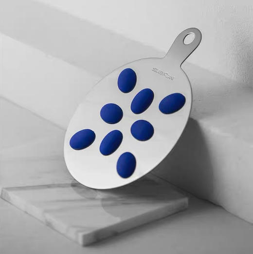 简约圆型硅胶餐桌隔热垫不锈钢耐高温锅垫家用防烫杯垫餐盘垫 商品图2