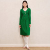 MAXRIENY精致复古风针织连衣裙2023秋冬新款收腰显瘦羊毛混纺裙子MS88DR553G50 商品缩略图0