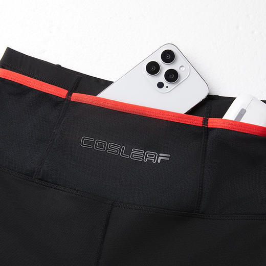 【上新】男女同款科里芙全围口袋五分裤户外跑步运动训练速干压缩裤 商品图5