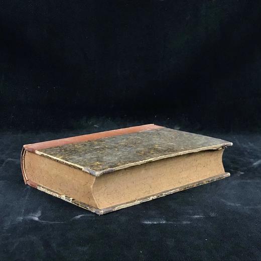 1886年 英语·德语词典 真皮精装32开 商品图1