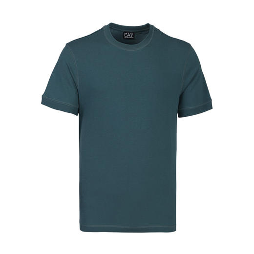 Armani EA7男士运动休闲背后EA7印花全棉短袖T恤 11901 商品图4