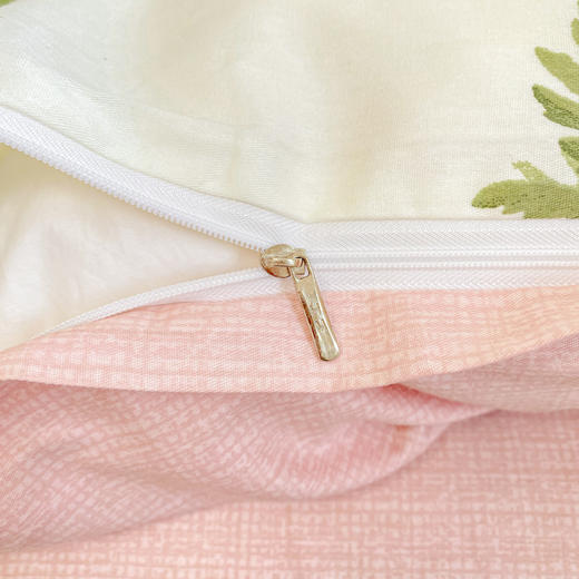 全棉印花AB版清新印花风格纯棉学生宿舍三/四件套床上用品可机洗 商品图4