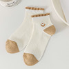 【小熊刺绣短袜】袜子女短筒棉质春夏季短袜小熊刺绣百搭低帮ins潮女 商品缩略图6