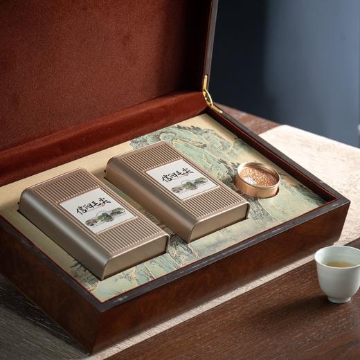 花梨木木盒【毛尖  2罐 半斤装】40元一套 /一件18套 商品图2