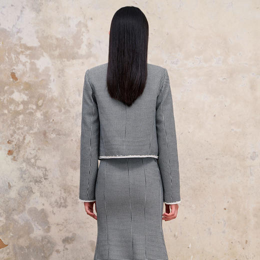 MAXRIENY名媛千金小香风花纱外套2023秋冬新款高级气质感MS88JA538Z00 商品图3