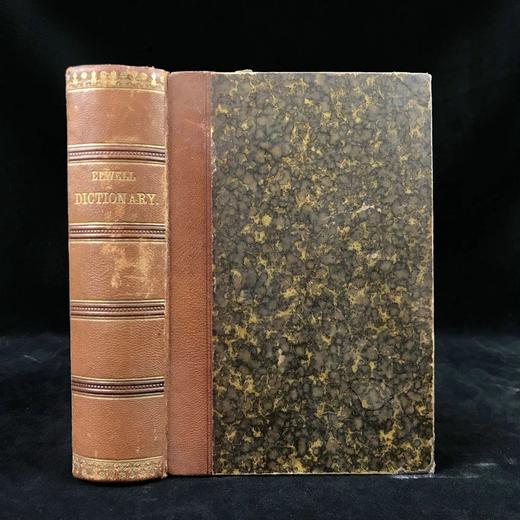 1886年 英语·德语词典 真皮精装32开 商品图0