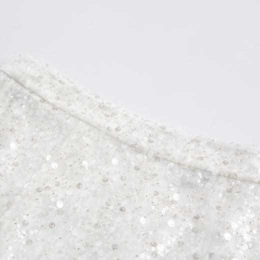 MAXRIENY半身裙秋季高腰包臀裙一步裙白MC87SK583A10 商品图2