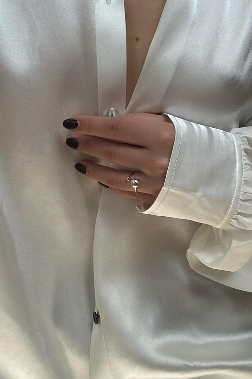 AWU｜GA1-14K - Galaxy Ring [ 瀚 金银珠 开口戒指 ] 商品图2