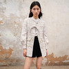 MAXRIENY刺绣领粉金格纹大衣2023冬季新款外套女MS88CT540Z10 商品缩略图2