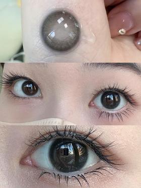 flower color半年抛美瞳 无辜泡泡 14.2mm