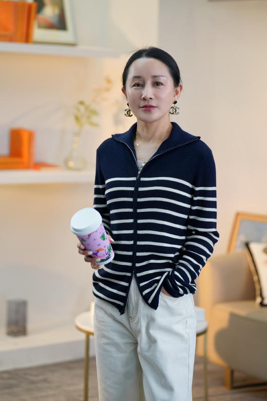 【知己开衫】臣禾 拉链条纹开衫JZ241090209【金猪甄选】 商品图10