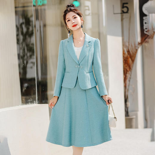 TB-FD0079-Y夏款两件新中式时尚外搭两件套装 商品图0