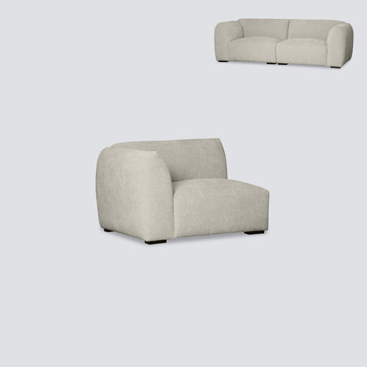 NS家居nsfurniture软包布艺组合沙发NSSF-5484-C1 NS Joyce-140 商品图1