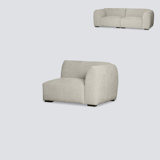 NS家居nsfurniture软包布艺组合沙发NSSF-5484-C1 NS Joyce-140 商品图2