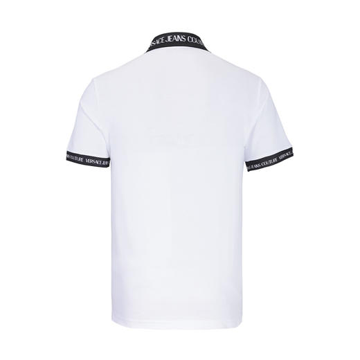 【超惠秒】Versace 范思哲 男士全棉舒适领圈印花logo简约休闲短袖 Polo T恤11931 商品图2