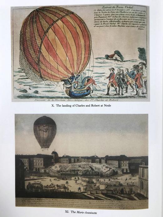 蒙哥尔费兄弟与航空发明，1783-1784 约百幅插图 精装16开 商品图6