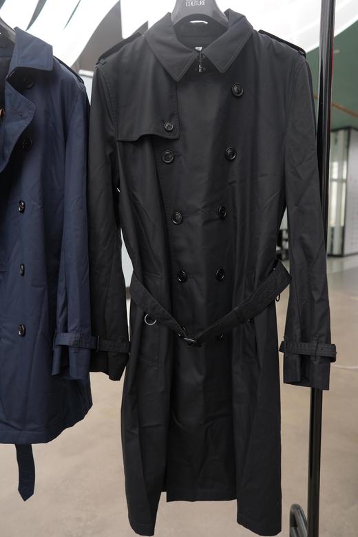【特惠预定】Burberry 博柏利 男士全棉防风雨风衣外套，偏大半码，藏青色中长款，黑色长款 商品图6