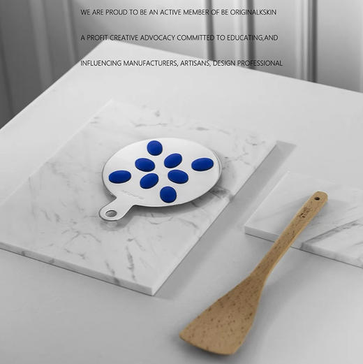 简约圆型硅胶餐桌隔热垫不锈钢耐高温锅垫家用防烫杯垫餐盘垫 商品图3