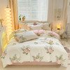 全棉印花AB版清新印花风格纯棉学生宿舍三/四件套床上用品可机洗 商品缩略图1