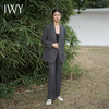 IWY/高级灰色职业西装套装女气质长款通勤西服经理宽松休闲工作服C13517+P33517 商品缩略图4