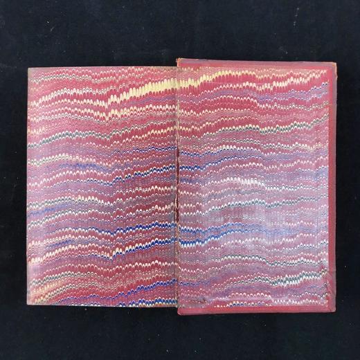 约19世纪后期 宝石盛宴：诗歌选集 5幅插图 真皮精装32开 商品图3