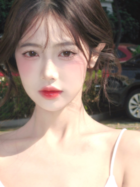 flower color半年抛美瞳 琥珀黑金 14.2mm