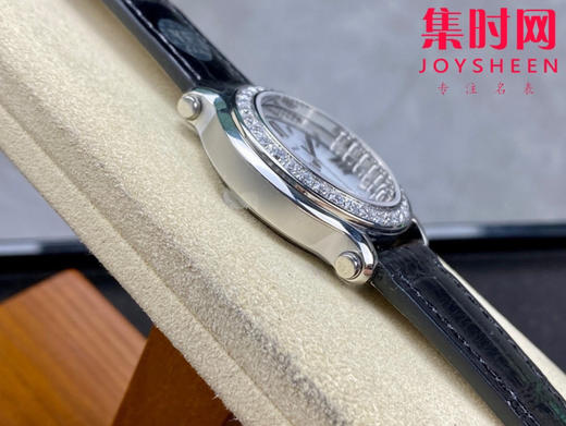 萧邦YF快乐钻系列大号7钻款36mm 女士石英腕表 商品图4