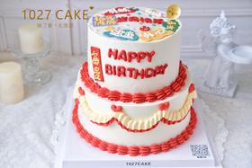 1027CAKE | 双层蛋糕 祝福