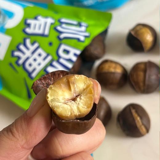 有机冰栗 --正宗迁西冰板栗，内层不粘黏好剥壳，个个开口笑，有机认证 开袋即食 锁鲜冰烤栗子 商品图7