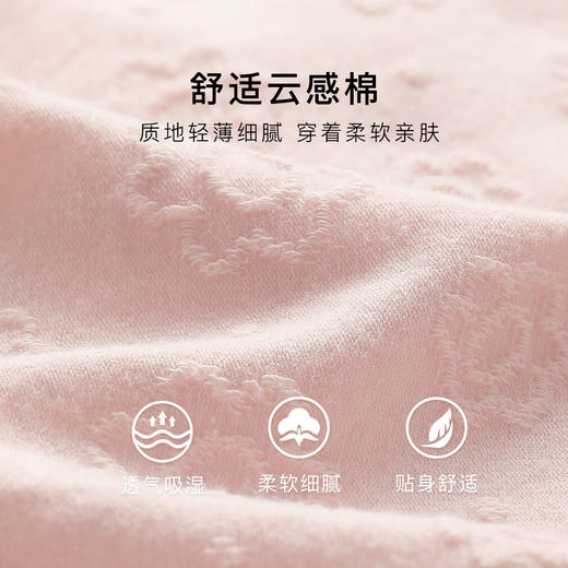 【7A级纯棉抑菌】内裤女甜美蕾丝立体提花三角内裤全棉裆6627#花季蜜梨内裤5条装 商品图3
