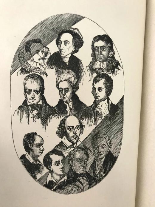 约19世纪后期 宝石盛宴：诗歌选集 5幅插图 真皮精装32开 商品图5