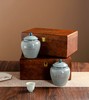花梨木木盒【毛尖 • 双瓷罐】70元一套 /一件10套 商品缩略图2