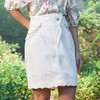 MAXRIENY高腰牛仔短裙夏刺绣半身裙复古直筒裙子MC87SK301A10 商品缩略图0