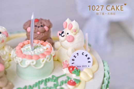 1027CAKE | 立体奶油霜小动物 复古手绘 商品图2