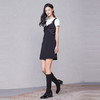 MAXRIENY蝴蝶结背带短裙夏季泡泡袖连衣裙小黑裙MC87DR282A90 商品缩略图3