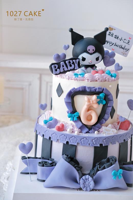 1027CAKE | 双层 库洛米 翻糖蝴蝶结 三丽鸥 商品图1
