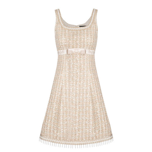 MAXRIENY千金小香风背带连衣裙粗2023粗花呢吊带裙MC88DR075A20 商品图4