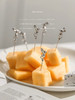 水果签家用金属ins风轻奢可爱水果叉子装饰摆件 商品缩略图0