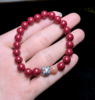 菲菲珠宝严选朱砂单圈圆珠手串8mm 商品缩略图0