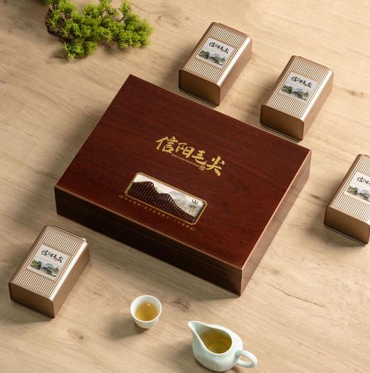 免漆山涧木盒【毛尖•4罐】45元一套 /一件12套 商品图1