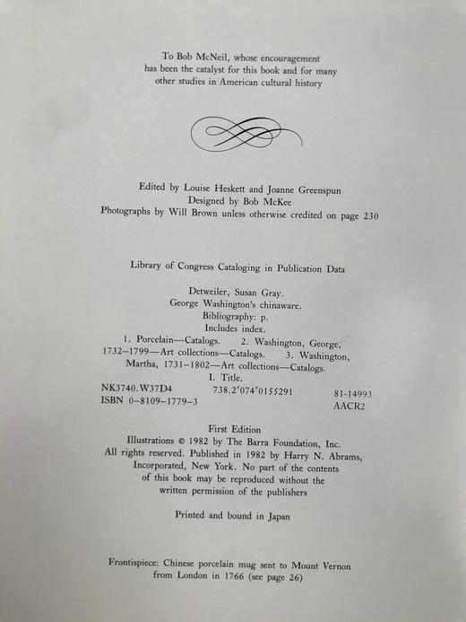 乔治·华盛顿瓷器图集 161幅插图（55幅彩色） 精装16开 商品图4