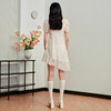 MAXRIENY复古宫廷风米色亮片蕾丝拼接连衣裙23新款夏日浪漫小白裙MS88DR339A20 商品缩略图3