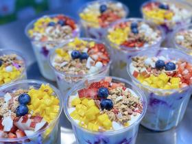 拉丝酸奶水果捞550ml