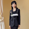 MAXRIENY设计感吊带西服外套2022秋季一粒扣西装上衣MC87JA508A90 商品缩略图0