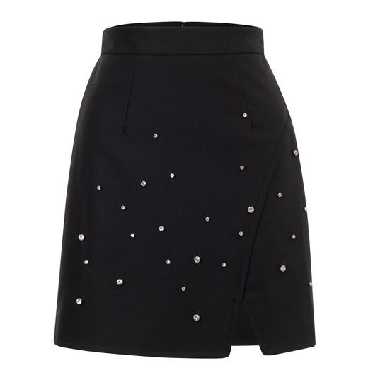 MAXRIENY高腰包臀短裙秋季复半身裙钉珠裙子MC87SK515A90 商品图4