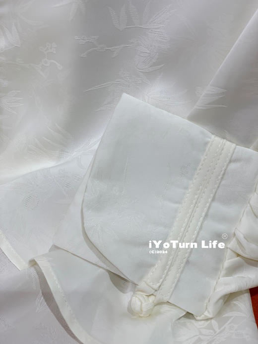 MOMMY KIKO 2024春季新款新中式立领斜门襟提花衬衫-5053 商品图4