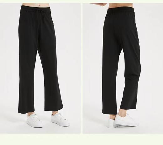 FF竹纤维女士罗马布休闲直筒裤1072 商品图3